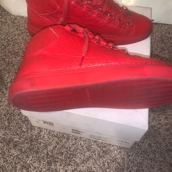 Balenciaga arena opaque rouge paprika